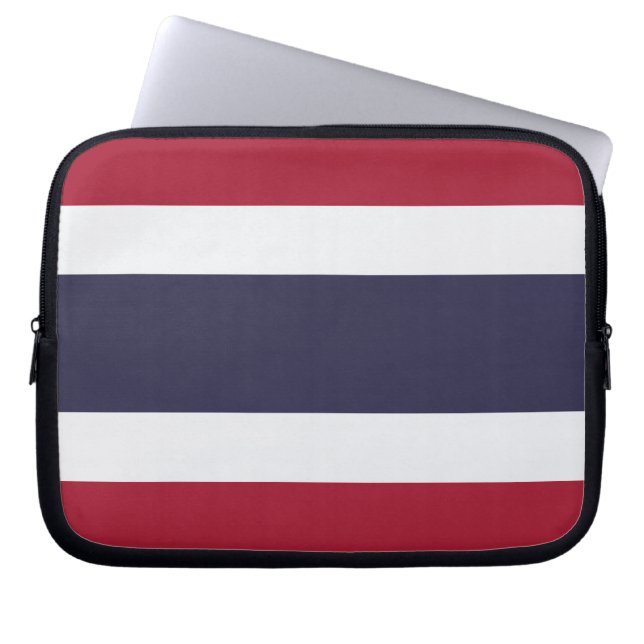Housse pour ordinateur portable avec drapeau de Th (Devant)