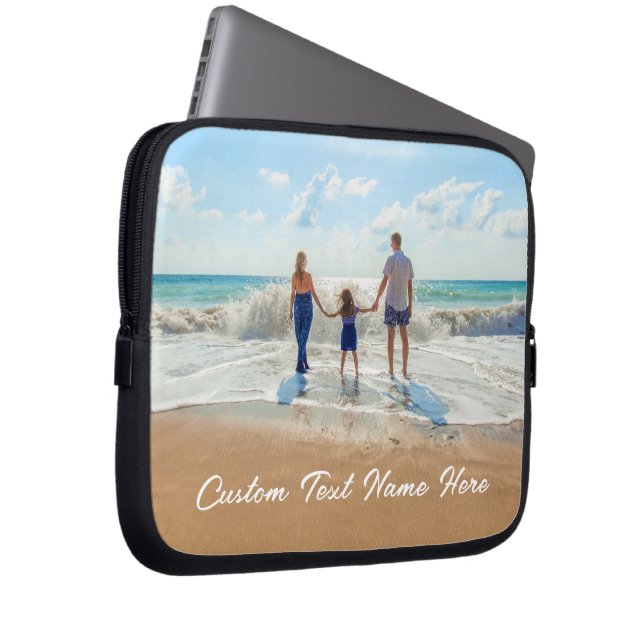 Housse pour ordinateur portable avec photo personn (Devant droit)
