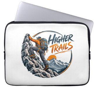 Housse Pour Ordinateur Portable Aventure d'escalade de montagne Higher Trails