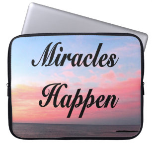 HOUSSE POUR ORDINATEUR PORTABLE AVEZ INSPIRÉ MIRACLES ARRIVÉ PHOTO DU LEVER