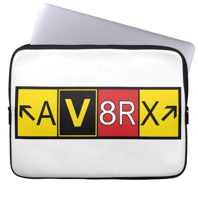 Housse Pour Ordinateur Portable Aviatrix - AV8RX - (Devant)