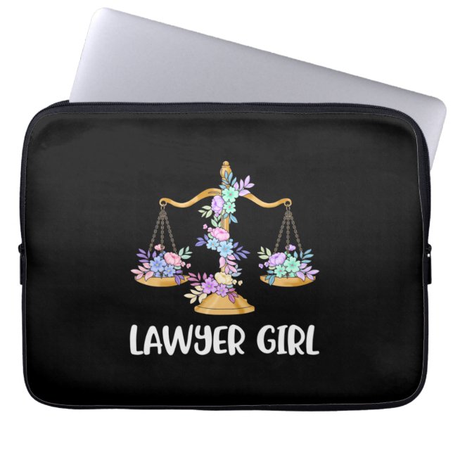 Housse Pour Ordinateur Portable Avocate fille (Devant)