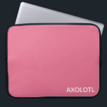 Housse Pour Ordinateur Portable Axolotl pink color name<br><div class="desc">Axolotl pink color name</div>