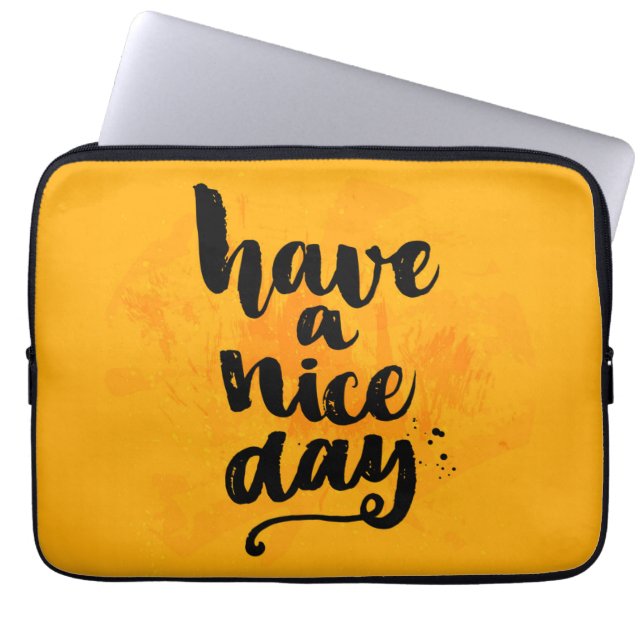 Housse Pour Ordinateur Portable Ayez un beau jour (Devant)