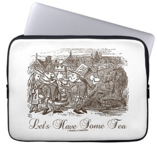 Housse Pour Ordinateur Portable Ayons le certain pays des merveilles Alice Haigha