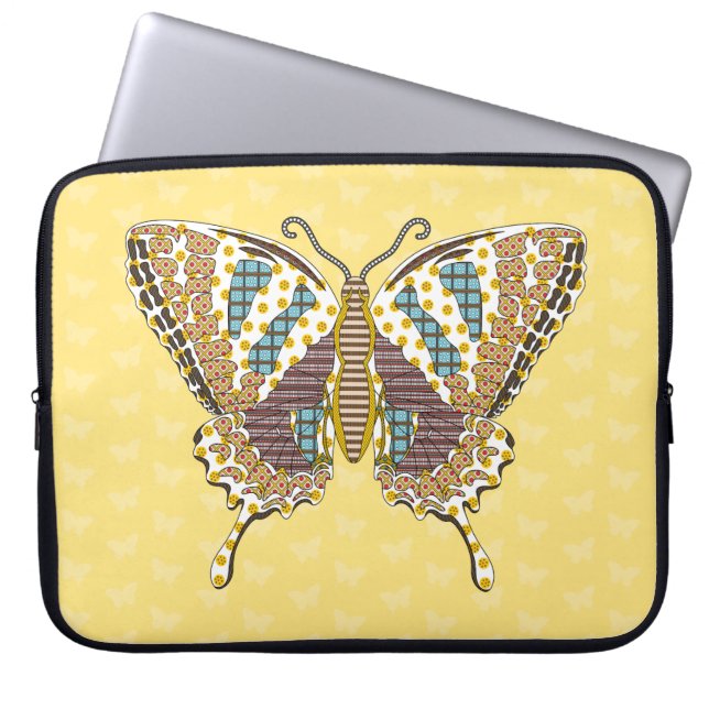 Housse pour ordinateur portable Aztec Swallowtail (Devant)