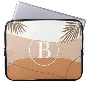 Housse Pour Ordinateur Portable B - Lettre monographie initiale B Conception abstr