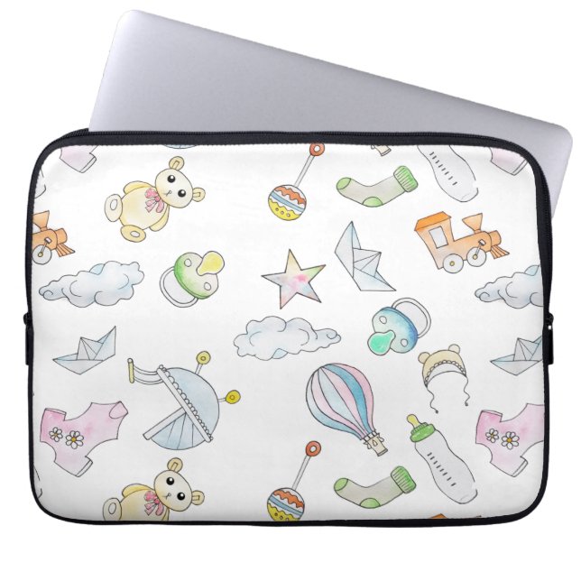 Housse Pour Ordinateur Portable Baby Trinkets (Devant)
