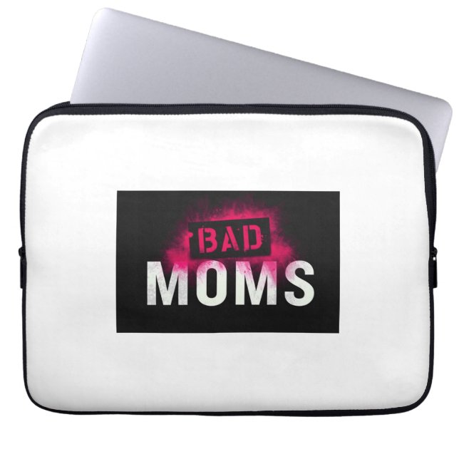 Housse Pour Ordinateur Portable BAD MOMS Laptop Sleeve (Devant)