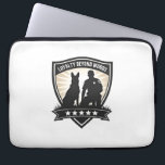 Housse Pour Ordinateur Portable Badge de police K9 vintage Loyalty Beyond Words Ve<br><div class="desc">Illustration vectorielle du badge de police K9 vintage Loyalty Beyond Words 3</div>