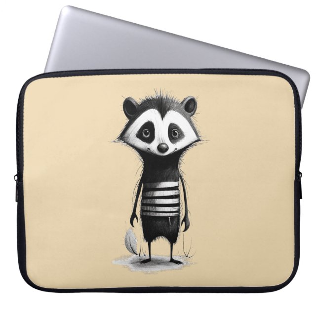 Housse Pour Ordinateur Portable Badger de blaireau (Devant)