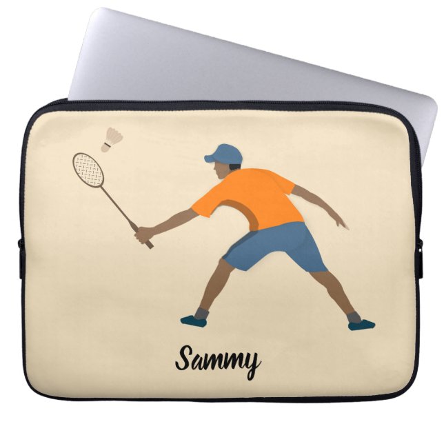 Housse Pour Ordinateur Portable Badminton (Devant)