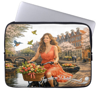 Housse Pour Ordinateur Portable Balade sur les canaux hollandais