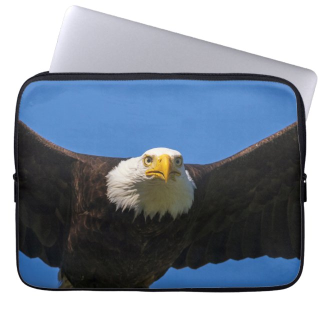 Housse Pour Ordinateur Portable Bald Eagle Flyby Up Close (Devant)