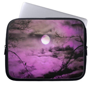 Housse Pour Ordinateur Portable Balises violettes profondes