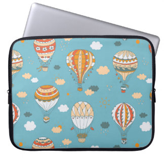 Housse Pour Ordinateur Portable Ballons colorés Festive Motif Design