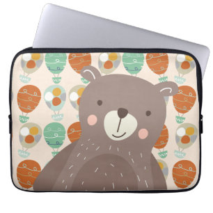 Housse Pour Ordinateur Portable Ballons Whimsical à air chaud