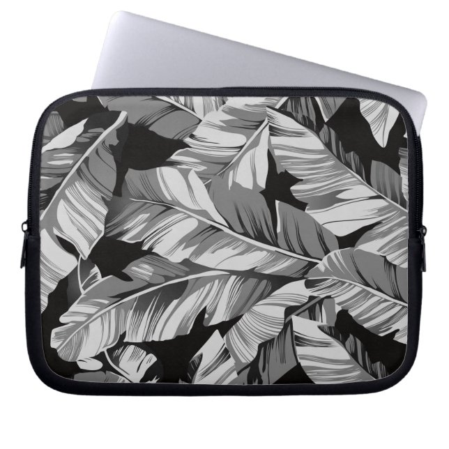 Housse Pour Ordinateur Portable Banane Feuille 3 (Devant)