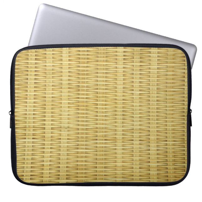 Housse Pour Ordinateur Portable Bande en bambou (Devant)