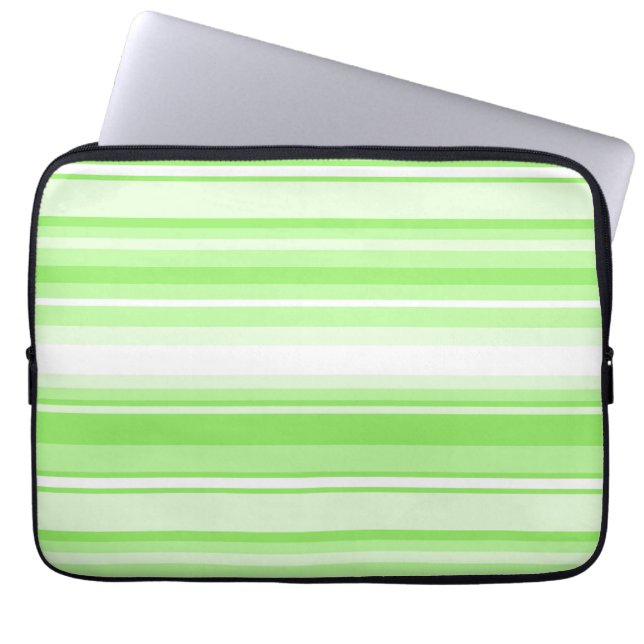 Housse Pour Ordinateur Portable Bandes de chaux (Devant)