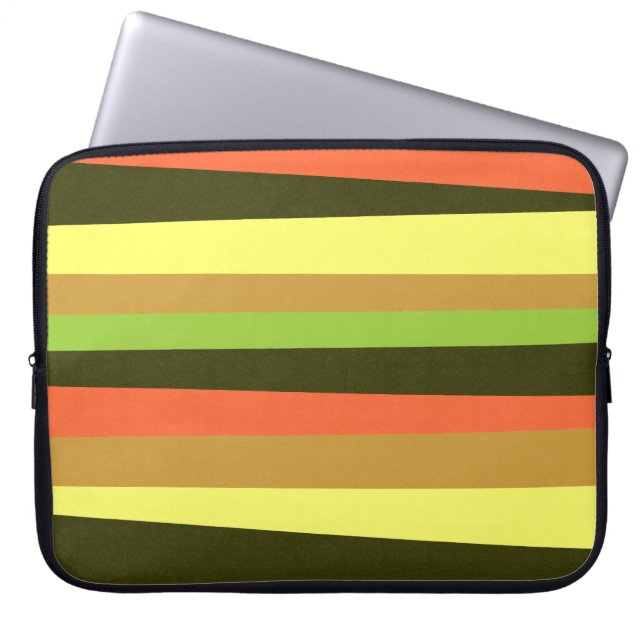Housse Pour Ordinateur Portable Bandes irrégulières (Devant)