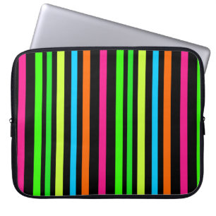 Housse Pour Ordinateur Portable Bandes néon