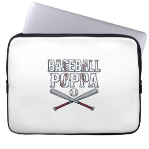 Housse Pour Ordinateur Portable Baseball Poppa Vintage Gravure Design de T-Shirt_1