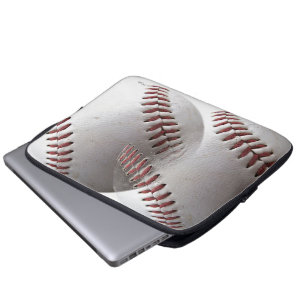 Housse Pour Ordinateur Portable Baseball Stitches Sports Photographie