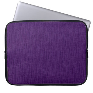 Housse Pour Ordinateur Portable Basic Purple Wrinkle Fabric Look
