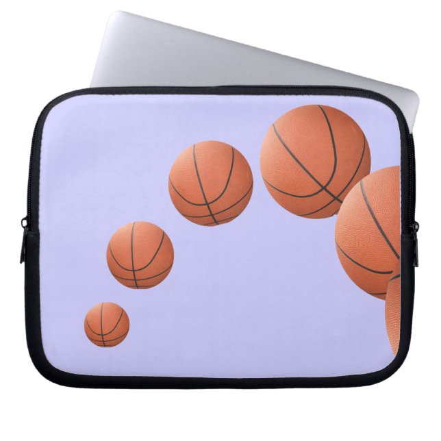 Housse Pour Ordinateur Portable Basket-ball dans l'air (Devant)