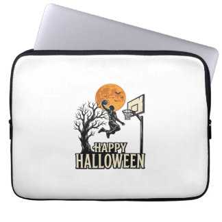 Housse Pour Ordinateur Portable Basket-ball Halloween Joyeux Halloween Sport Vinta