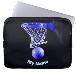 Housse Pour Ordinateur Portable Basket-ball Votre nom