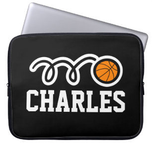 Housse Pour Ordinateur Portable Basketball personnalisé en Néoprène 15 pouces