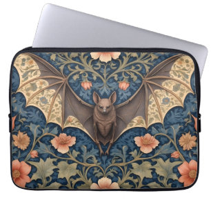 Housse Pour Ordinateur Portable Bat volant élégant William Morris Inspiré Floral