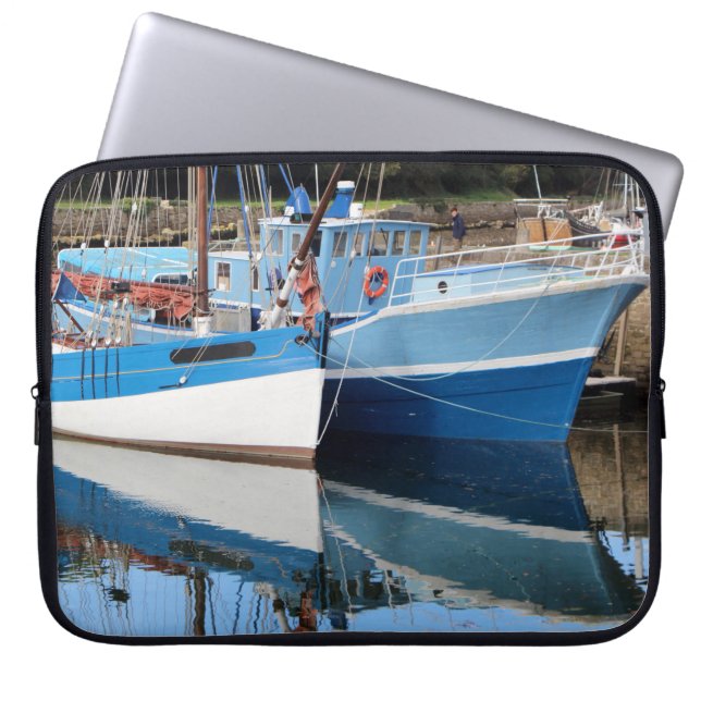 Housse Pour Ordinateur Portable Bateaux anciens à Douarnenez (Devant)