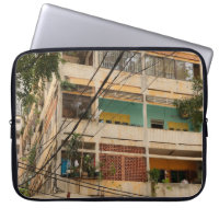 Bâtiment Vintage coloré - vietnamien, ancien,