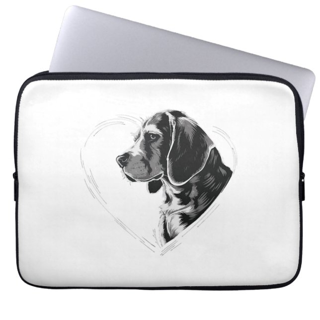 Housse Pour Ordinateur Portable Beagle   (Devant)
