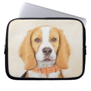 Housse Pour Ordinateur Portable Beagle Hound Dog Peinture Animal Art original