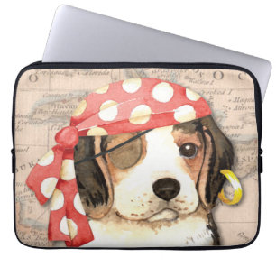 Housse Pour Ordinateur Portable Beagle Pirate