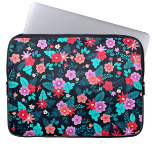 Housse Pour Ordinateur Portable Beau Arrière - plan Floral Ditsy-56676