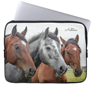 Housse Pour Ordinateur Portable Beau Cheval Personnalisé