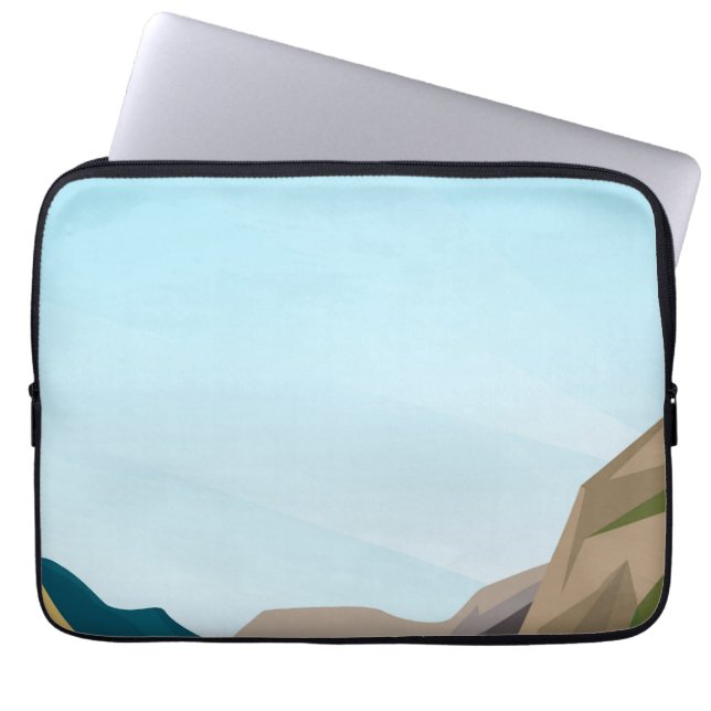 Housse Pour Ordinateur Portable Beau fjord scandinave (Devant)