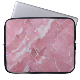 Housse Pour Ordinateur Portable Beau marbre rose