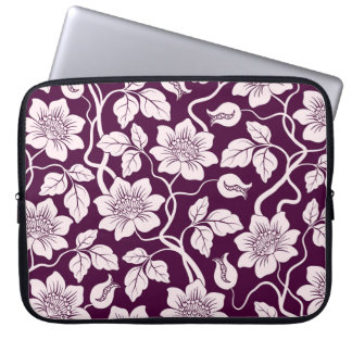 Housse Pour Ordinateur Portable Beau motif floral