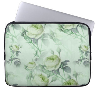 Housse Pour Ordinateur Portable Beau motif floral vintage