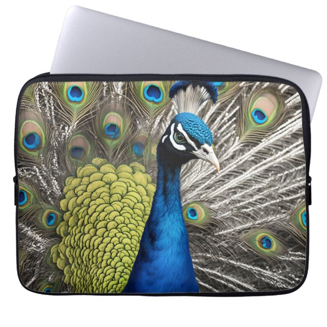 Housse Pour Ordinateur Portable Beau Peacock (Devant)