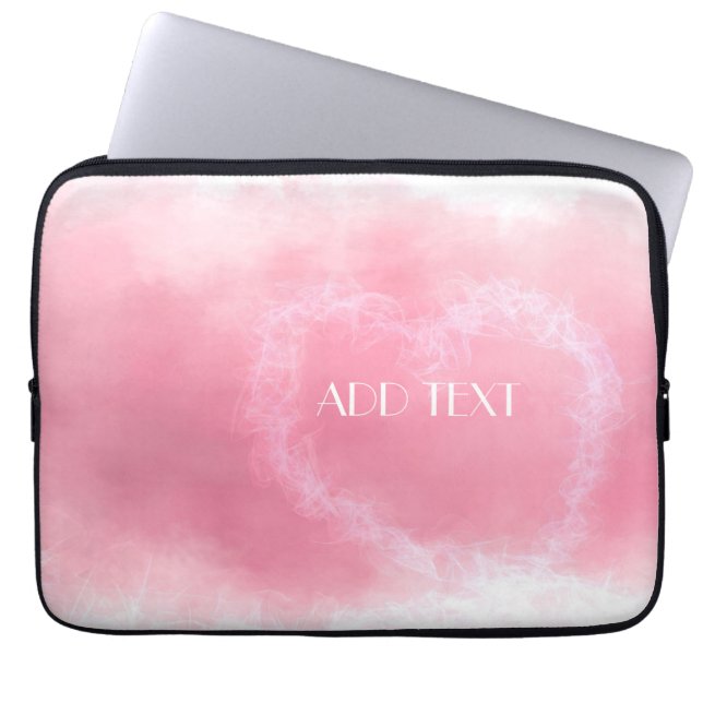 Housse Pour Ordinateur Portable Beau rose pour la Saint Valentin (Devant)