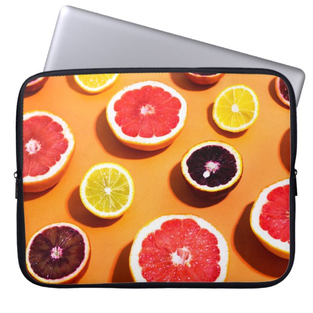 Housse Pour Ordinateur Portable Beaucoup d'agrumes de variété motif au soleil (Devant)