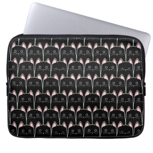 Housse Pour Ordinateur Portable Beaucoup de Motif de chats noirs