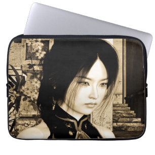 Housse Pour Ordinateur Portable Beauté asiatique